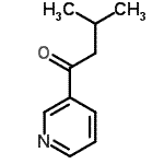 CAS 登录号：82465-52-9， 3-甲基-1-(3-吡啶基)-1-丁酮