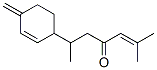 CAS 登录号：82508-14-3， 2-甲基-6-(4-亚甲基-1-环己-2-烯基)庚-2-烯-4-酮