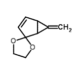 CAS 登录号：82517-80-4， 6-亚甲基螺[双环[3.1.0]己-3-烯-2,2'-[1,3]二氧戊环]