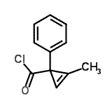 CAS 登录号：82555-55-3， 2-甲基-1-苯基-2-环丙烯-1-甲酰氯