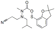CAS#: 82560-74-5, (2,2-Dimethyl-3H-Benzofuran-7-Yl) N-(2-Cyanoethyl-(2-Methylpropyl)Amino)Sulfanyl-N-Methyl-Carbamate