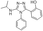 CAS 登录号:82619-88-3, 2-(5-((1-甲基乙基)氨基)-4-苯基-4H-1,2,4-三唑-3-基)苯酚
