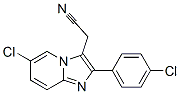 CAS#: 82626-72-0, 6-Chloro-2-(4-Chlorophenyl)Imidazo[1,2-alpha]Pyridine-3-Acetonitrile