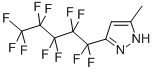 CAS#: 82633-43-0, 3-(Undecafluoro-1-Pentyl)-5-(Methyl)Pyrazole