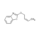 CAS 登录号：82679-48-9， 2-[(2Z)-2-丁烯-1-基氧基]-1,3-苯并噻唑