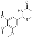 CAS 登录号:82697-76-5, 2-(3,4,5-三甲氧基苯基)-1,3-全氢噻嗪-4-酮