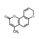 CAS 登录号：827024-67-9， 4-甲基-2H,8H-噻喃并[2,3-h]苯并吡喃-2-酮