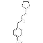 CAS 登录号：827327-09-3， N-(4-甲基苄基)-2-(1-吡咯烷基)乙胺