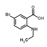 CAS 登录号：82762-56-9， 5-溴-2-乙基氨基-苯甲酸
