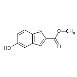 CAS 登录号：82788-15-6， 甲基5-羟基-1-苯并噻吩-2-羧酸酯