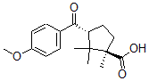 CAS 登录号:82801-37-4, 4-茴香酰-3-(1,2,2-三甲基环戊烷羧酸)