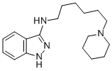 CAS 登录号:82819-17-8, N-(6-(1-哌啶基)己基)-1H-吲唑-3-胺