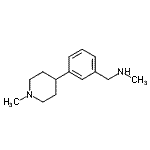 CAS 登录号：828243-31-8， N-甲基-1-[3-(1-甲基-4-哌啶基)苯基]甲胺