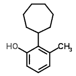 CAS 登录号：828288-73-9， 2-环庚基-3-甲基苯酚
