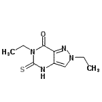 CAS 登录号：828299-89-4， 2,6-二乙基-5-硫代-2,4,5,6-四氢-7H-吡唑并[4,3-d]嘧啶-7-酮
