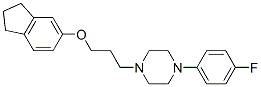 CAS#: 82859-89-0, 5-(3-(4-(4-Fluorophenyl)-1-Piperazinyl)Propoxy)Indan