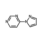 CAS 登录号：82892-95-3， 4-(1H-吡唑-1-基)嘧啶