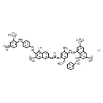 CAS#: 83006-44-4, Sodium 4-{[4-({[5-hydroxy-6-({4-[(4-nitro-2-sulfophenyl)amino]phenyl}diazenyl)-7-sulfo-2-naphthyl]carbamoyl}amino)-5-methoxy-2-methylphenyl]diazenyl}-5-[(phenylsulfonyl)oxy]-7-sulfo-2-naphthalenesulfo nate
