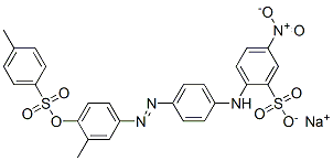 CAS#: 83006-49-9, Sodium 2-[4-[[4-[[(p-Tolyl)Sulphonyl]Oxy]-3-Tolyl]Azo]Anilino]-5-Nitrobenzenesulphonate