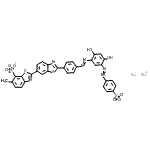 CAS#: 83027-32-1, Disodium 2'-[4-({2,4-dihydroxy-5-[(4-sulfonatophenyl)diazenyl]phenyl}diazenyl)phenyl]-6-methyl-2,6'-bi-1,3-benzothiazole-7-sulfonate