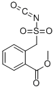 CAS 登录号：83056-32-0， 2-(异氰酸磺酰基甲基)苯甲酸甲酯