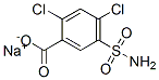 CAS#: 83162-87-2, 5-(Aminosulfonyl)-2,4-Dichlorobenzoic Acid Sodium Salt