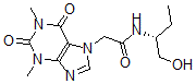 CAS 登录号:83200-92-4, (+)-1,2,3,6-四氢-1,3-二甲基-2,6-二氧代-N-(1-(羟基甲基)丙基)嘌呤-7-乙酰胺