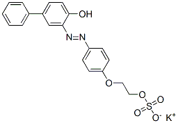 CAS#: 83221-41-4, Potassium 2-[4-[(4-Hydroxybiphenyl-3-Yl)Azo]Phenoxy]Ethyl Sulphate
