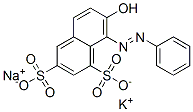 CAS#: 83232-33-1, Potassium Sodium 7-Hydroxy-8-(Phenylazo)Naphthalene-1,3-Disulphonate