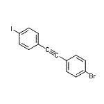 CAS 登录号：832744-33-9， 1-溴-4-[(4-碘苯基)乙炔基]苯