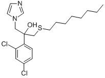 CAS 登录号：83337-64-8， alpha-(2,4-二氯苯基)-alpha-((辛基硫代)甲基)-1H-咪唑-1-乙醇