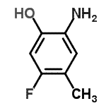 CAS 登录号：83341-37-1， 2-氨基-5-氟-4-甲基苯酚