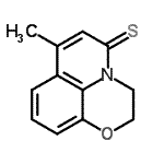 CAS 登录号：83367-36-6， 7-甲基-2,3-二氢-5H-[1,4]恶嗪并[2,3,4-Ij]喹啉-5-硫酮