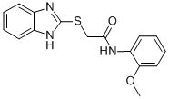 CAS#: 83408-88-2, 2-(1H-Benzimidazol-2-Ylthio)-N-(2-Methoxyphenyl)Acetamide