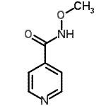 CAS 登录号：83421-33-4， N-甲氧基异烟酰胺