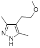 CAS#: 83467-25-8, 3,5-Dimethyl-4-(2-Methoxyethyl)-1H-Pyrazole