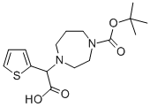 CAS 登录号：834884-95-6， 1-叔丁氧羰基-4-(羧基-噻吩-2-基-甲基)-[1,4]二氮杂环庚烷