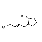 CAS 登录号：834898-97-4， (1R,2R)-2-[(2E)-2-戊烯-1-基]环戊醇