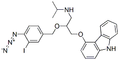 CAS#: 83538-85-6, 1-[[2-(4-Azido-3-Iodophenyl)-1,1-Dimethylethyl]Amino]-3-(9H-Carbazol-4-Yloxy)-2-Propanol