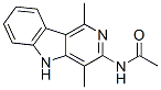 CAS#: 83584-84-3, N-(1,4-Dimethyl-5H-Pyrido(4,3-b)Indol-3-Yl)-Acetamide