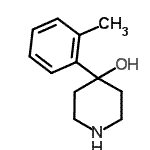 CAS 登录号：83674-76-4， 4-(2-甲基苯基)-4-哌啶醇