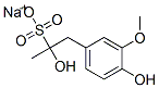CAS#: 83682-27-3, Sodium alpha,4-Dihydroxy-3-Methoxy-alpha-Methylbenzeneethanesulphonate
