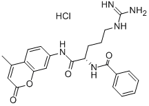 CAS#: 83701-04-6, N-alpha-Benzoyl-L-Arginine 7-Amido-4-Methylcoumarin Hydrochloride