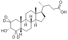 CAS#: 83701-16-0, Lithocholic-2,2,4,4-D4 Acid