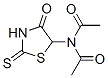 CAS 登录号:83711-61-9, N-乙酰基-N-(4-氧代-2-硫代-5-噻唑烷基)乙酰胺