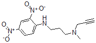 CAS 登录号:83711-65-3, N'-(2,4-二硝基苯基)-N-甲基-N-丙-2-炔基-丙烷-1,3-二胺