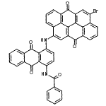 CAS 登录号：83721-58-8， N-{4-[(10-溴-6,12-二氧代-6,12-二氢萘并[7,8,1,2,3-nopqr]丁苯-4-基)氨基]-9,10-二氧代-9,10-二氢-1-蒽基}苯甲酰胺