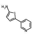 CAS 登录号：837376-58-6， 5-(3-吡啶基)-2-噻吩胺