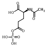 CAS 登录号：837431-11-5， N-乙酰基-5-氧代-5-(膦酰氧基)-L-正缬氨酸