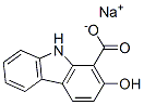 CAS 登录号：83763-53-5， 2-羟基-9H-咔唑-1-羧酸钠